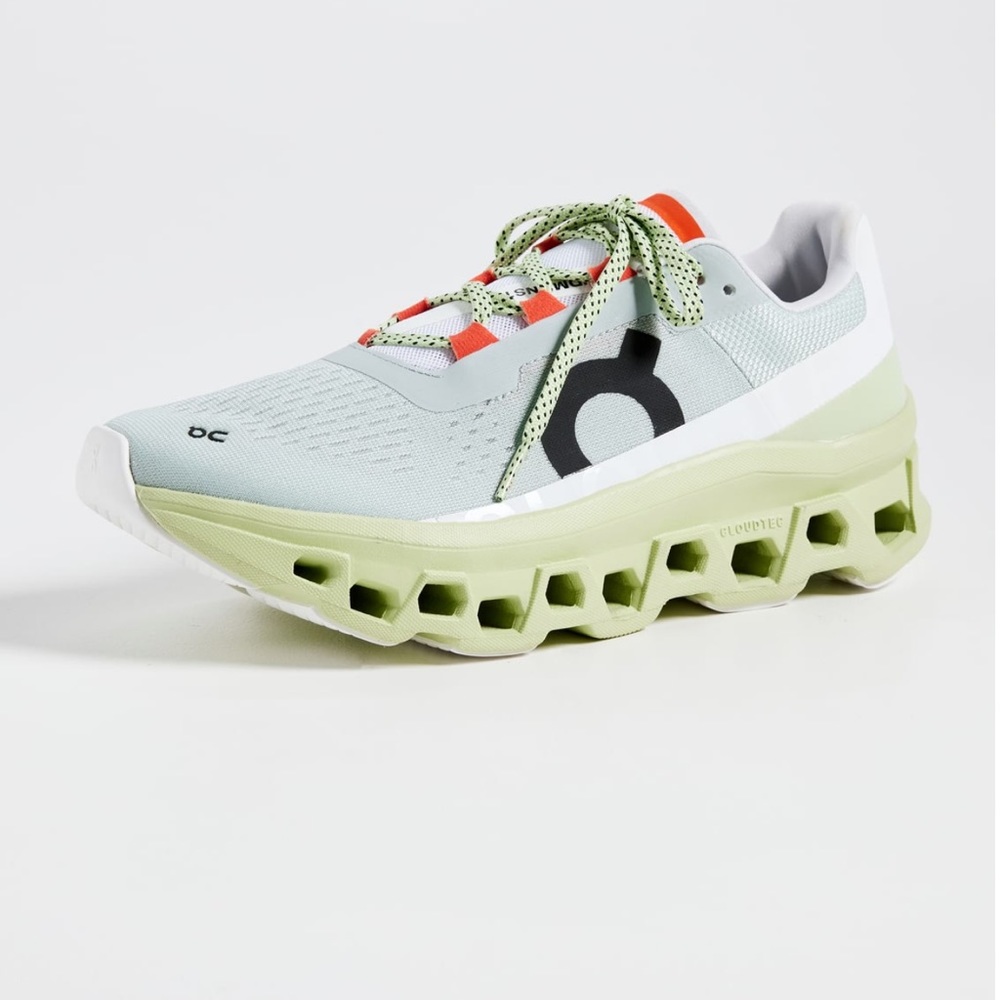 On Cloudmonster Sneakers in Glacier|Meadow